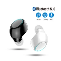 mini wireless bluetooth 5 0 earphone in ear sport with mic handsfree headset earbuds for all phone for samsung huawei earphones