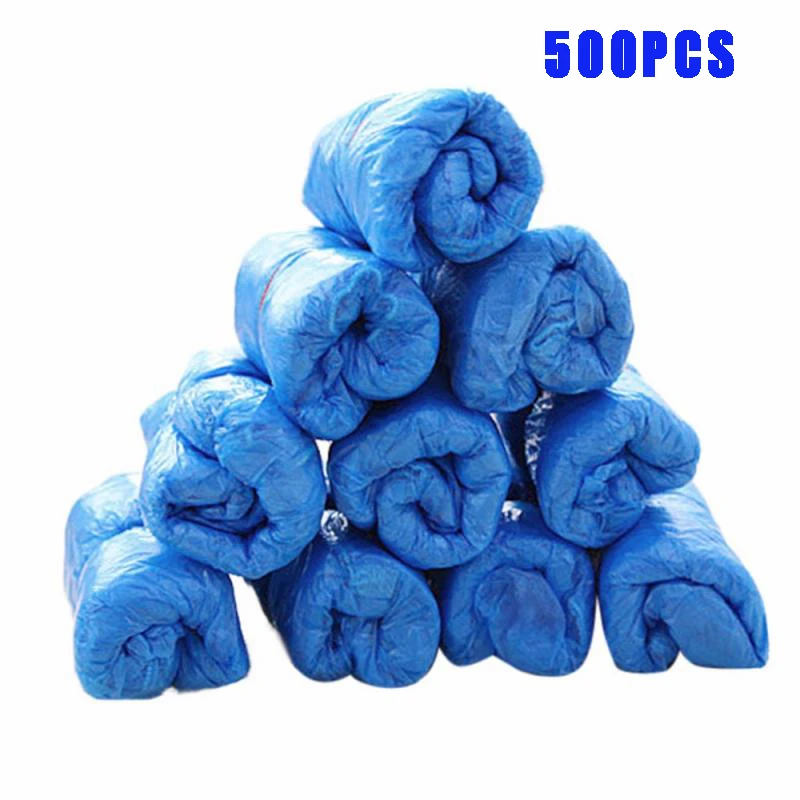 500 шт./набор одноразовые водонепроницаемые чехлы для обуви | Дом и сад