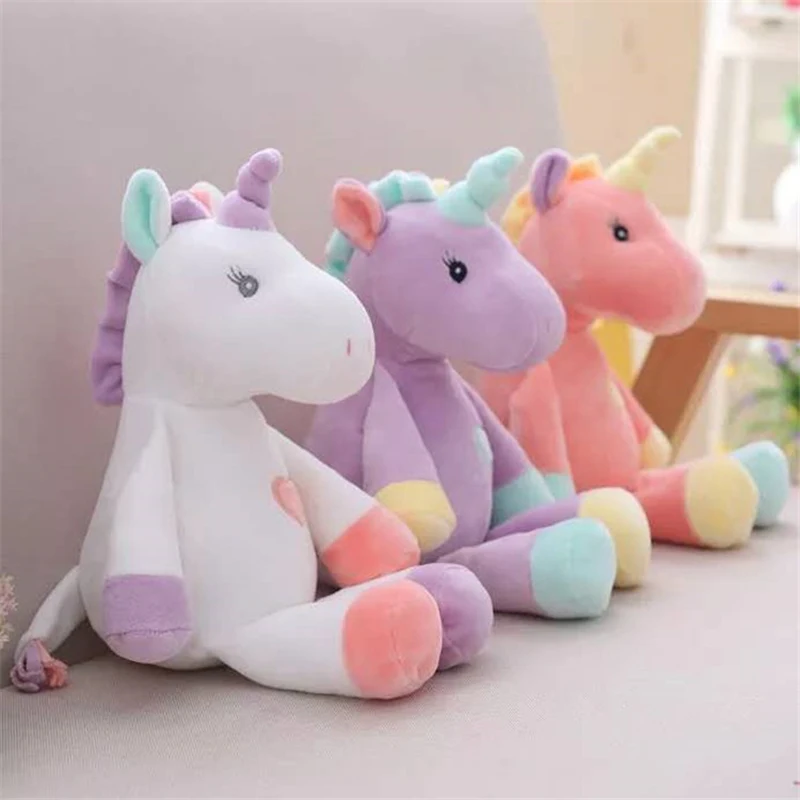 Новая милая плюшевая игрушка единорог Сова детский Комфорт Кукла с подушкой для