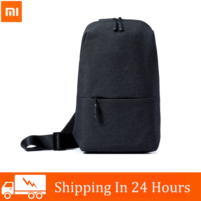 Оригинальный рюкзак Xiaomi Mi городской для отдыха нагрудная сумка мужчин и женщин