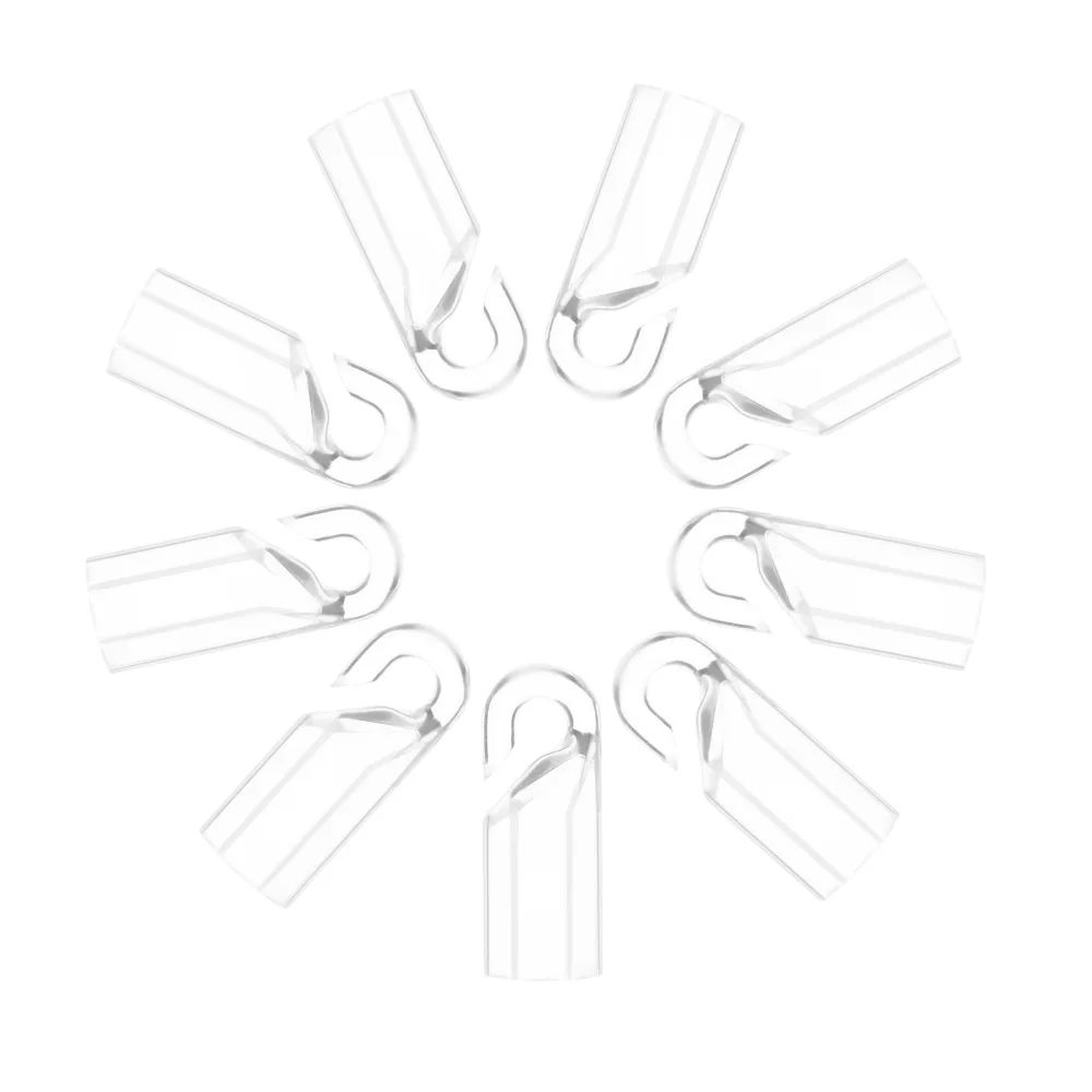 

20Pcs Versatile Venetian Blind Hooks Home Curtain Holding Hooks Transparent