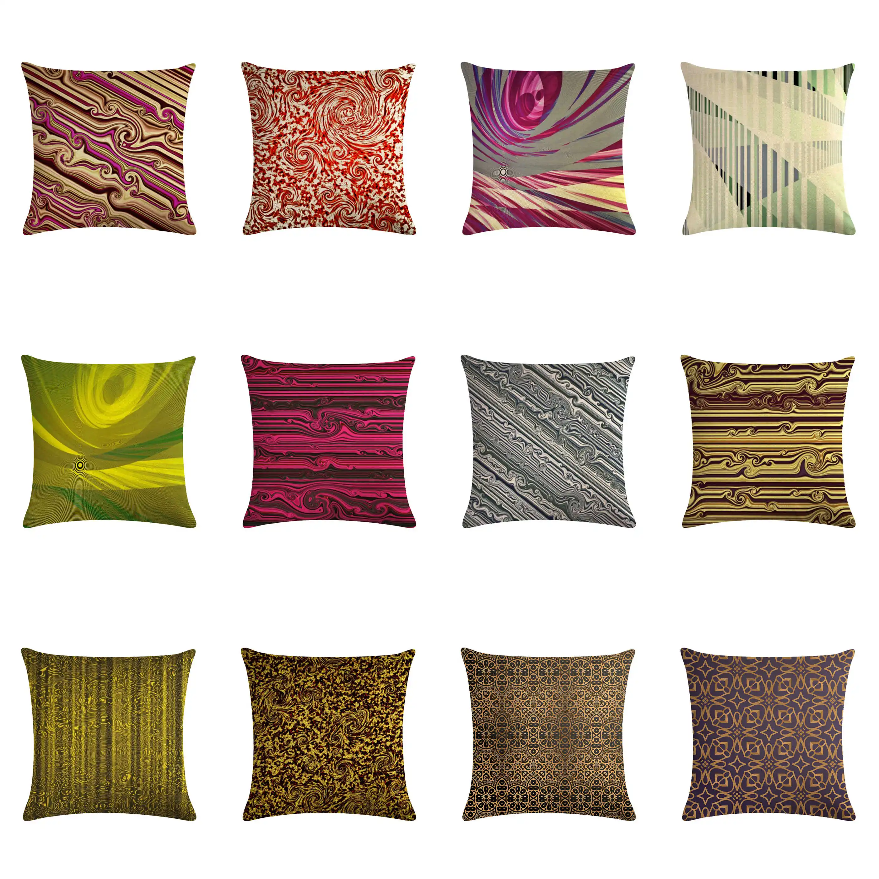 

Classical Striped Hugging Pillow Case Cushion Cover Sofa Bed Cushion Cover Home Decoration Ornaments Hugging Pillow Case 45x45cm
