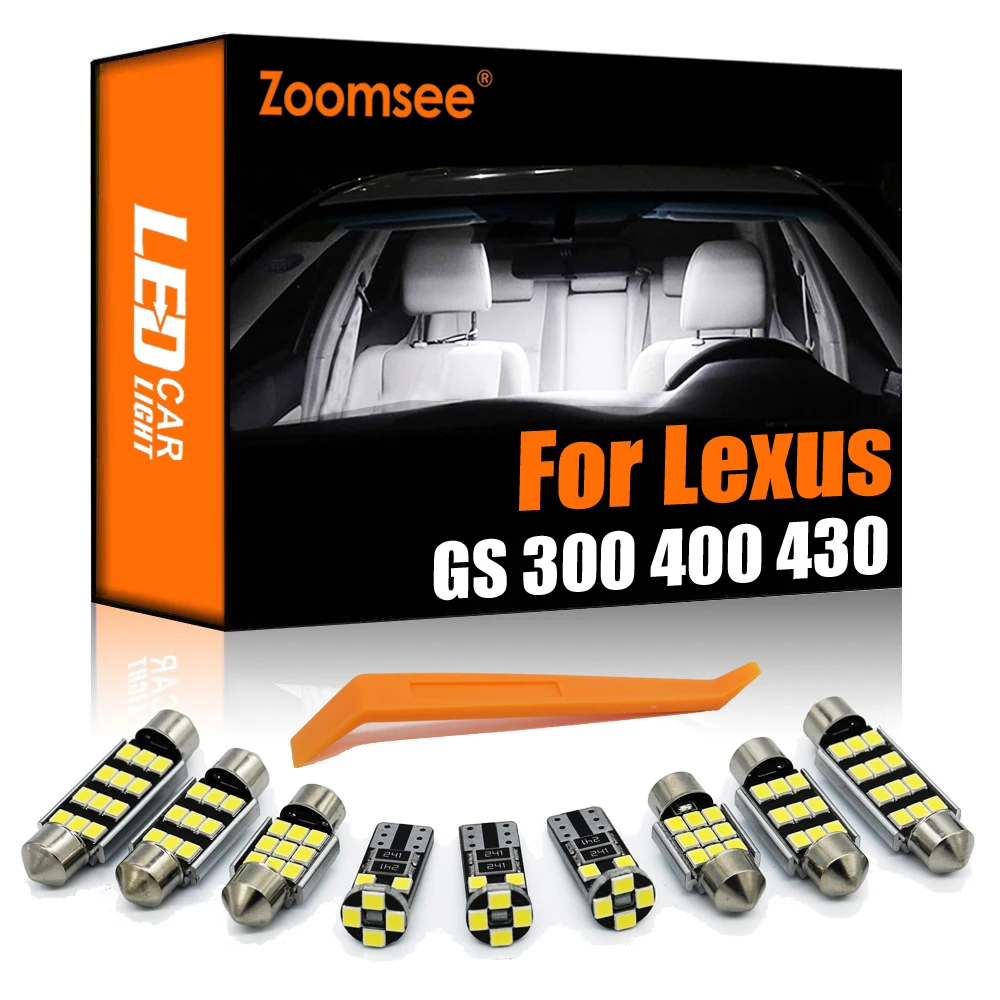 Zoomsee интерьер светодиодный для Lexus GS 300 400 430 350 450h 250 200t GS300 GS400 GS430 GS450h GS250 GS200t 1991 2018