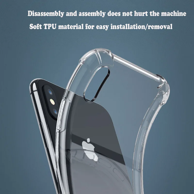Роскошный прозрачный мягкий силиконовый чехол для телефона для iPhone 6S 6S 7 7S iPhone 8 Plus X 10 11 Pro XR XS Max 5 5S 5SE