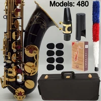 music fancier club tenor saxophone 480 black lacquer case sax tenor mouthpiece ligature reed neck musical instrument accessories