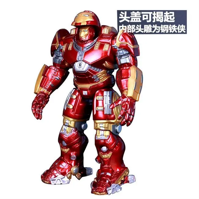 

2020 Marvel Avengers 3 Iron Man Hulkbuster Armor Joints Movable dolls Mark With LED Light PVC Action Figure Collection Model Toy