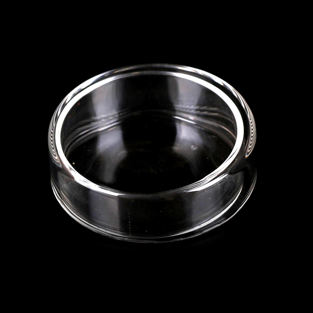 

1Pc Glass Reusable Tissue Petri culture dish Plate with cover For Chemistry Laboratory NEW