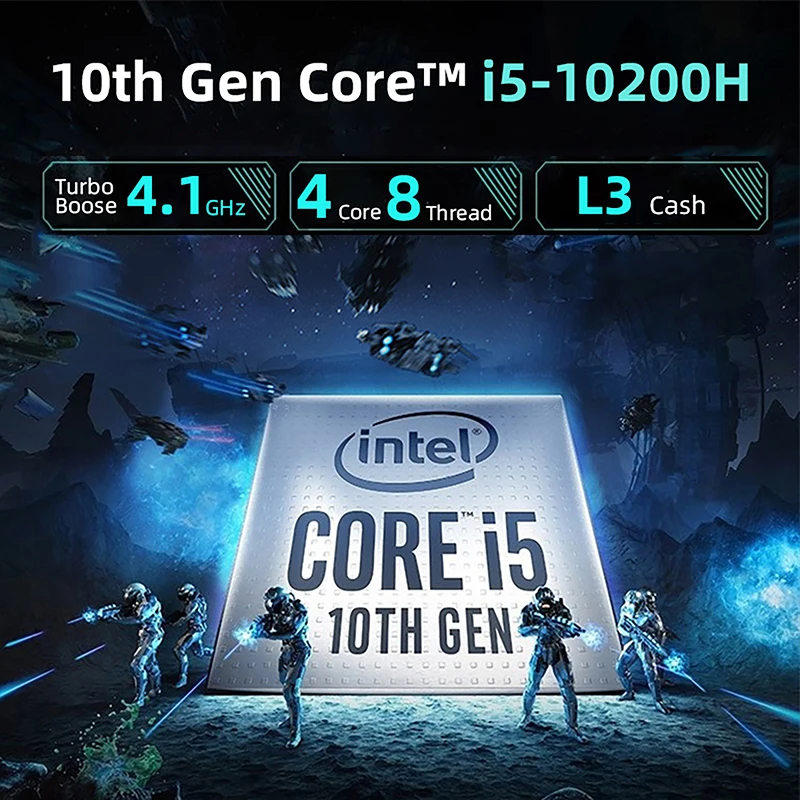 Игровой ноутбук ThundeRobot 911 MT 15 дюймов 6 Intel Core i5 10200H GTX1650 офисный на Windows 10 8 ГБ ОЗУ 512 Гб