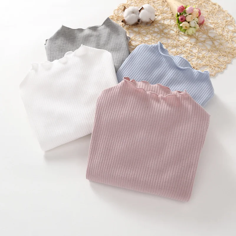 100% хлопковая футболка для маленьких девочек детская одежда Новинка 2021 года