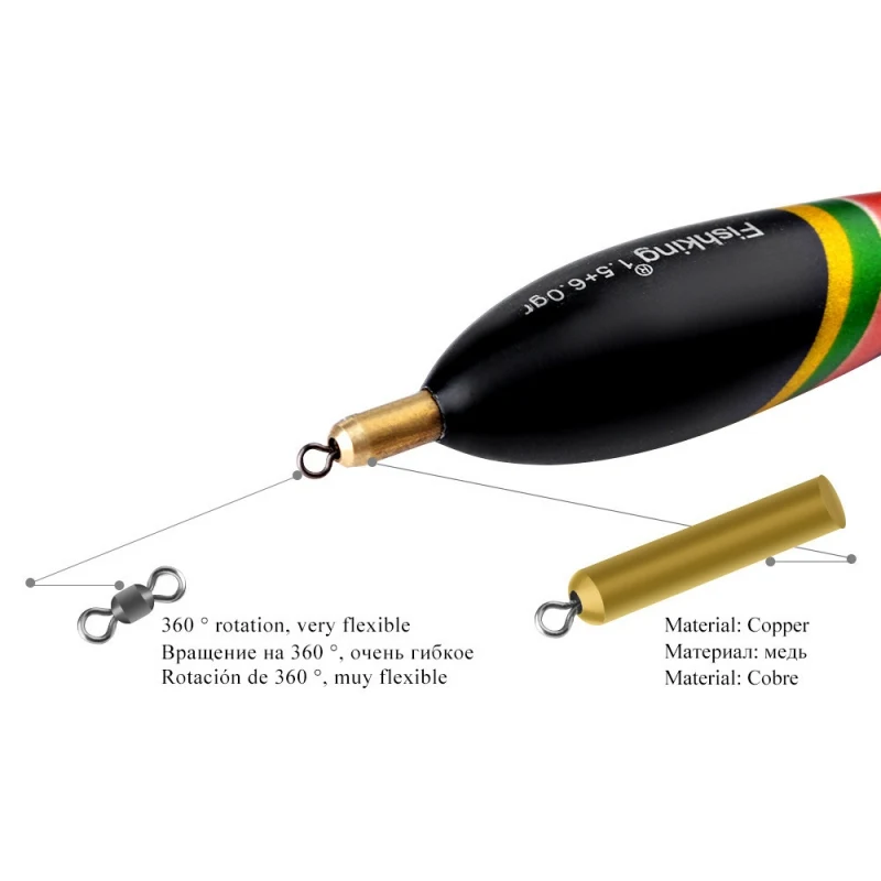 4 шт./компл. набор плавающих рыболовных снастей | Спорт и развлечения