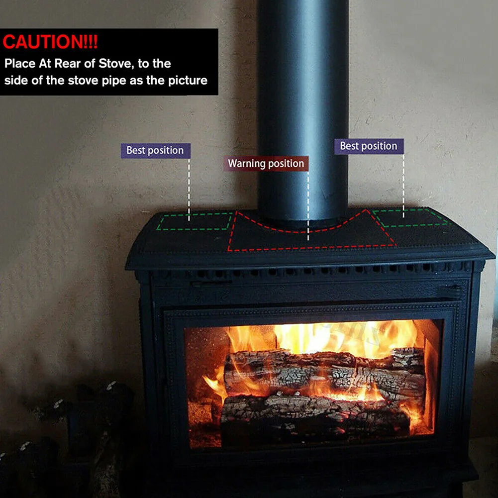 Вентилятор для камина DC156 8 лопастей | Обустройство дома