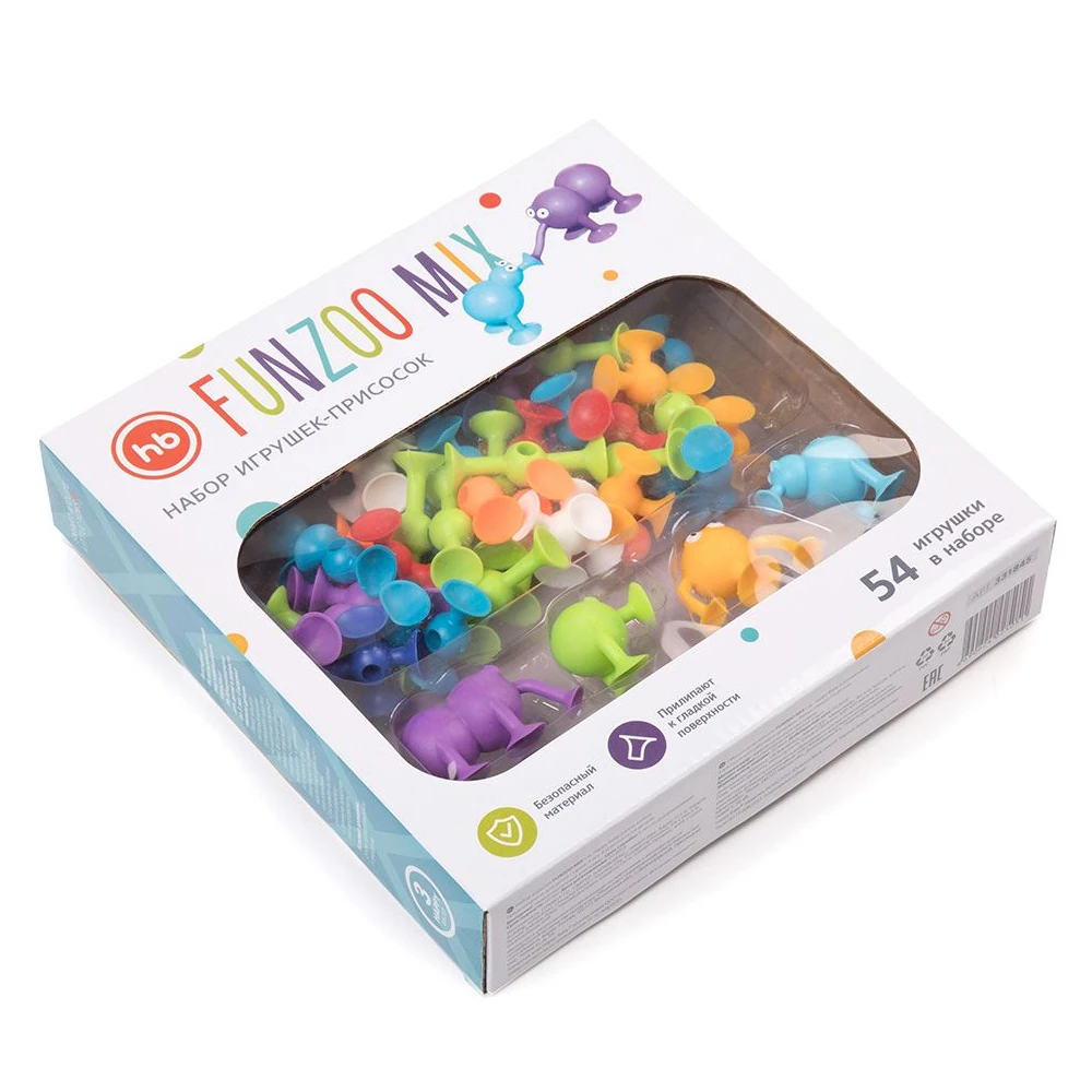 331845 Набор игрушек Happy Baby &quotFUNZOO MIX"|Сортеры| |