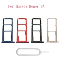 new for huawei honor 8a sim card tray holder adapter micro sd card slot holder repair spare parts