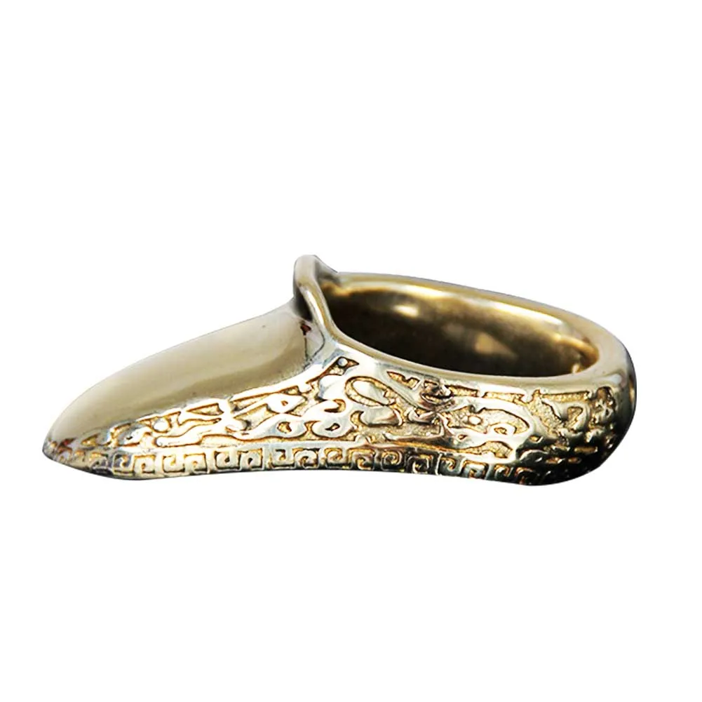 С веревкой прочное защитное кольцо практичное для стрельбы из лука защита