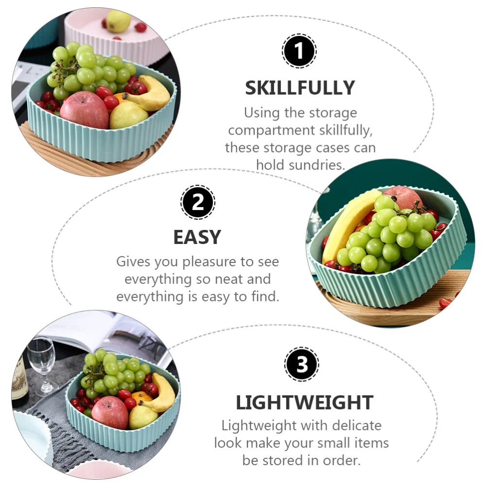 

1pc Toiletry Organizer Food Vegetable Storage Box Household Makeup Box