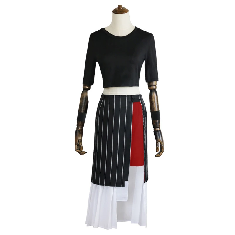 Женский костюм для косплея из аниме-агента времени Qiao Ling топ юбка блузка модный
