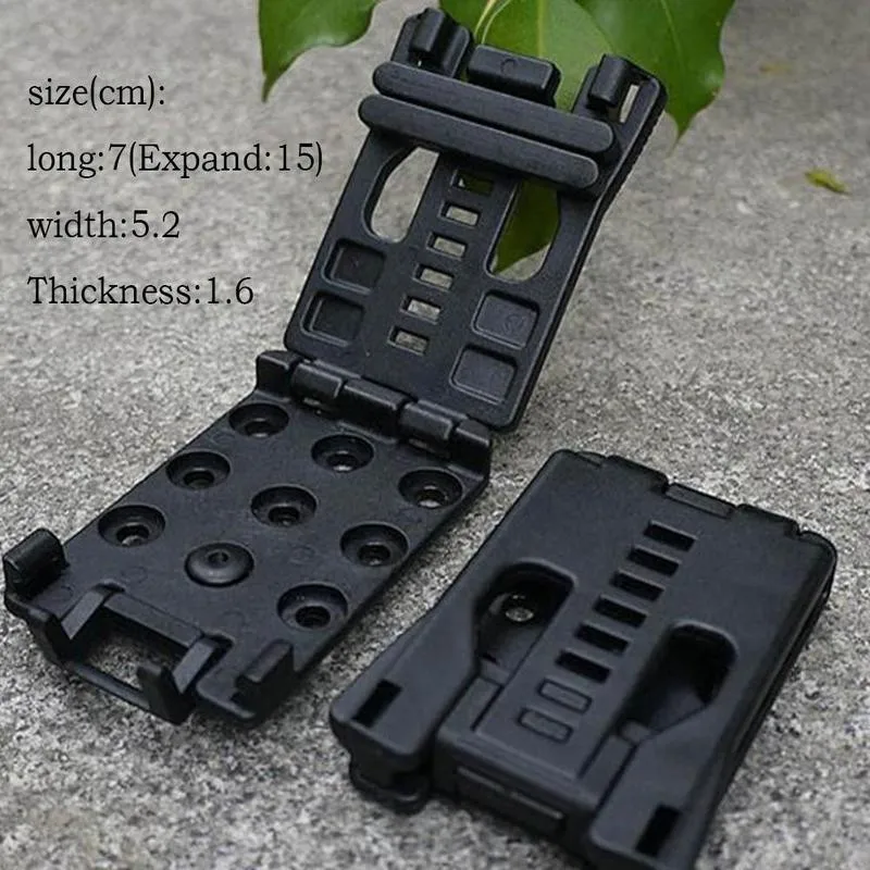 

Multi Function Sheath Kydex Scabbard Shell Belt Clip Clamp Waist Tool Camping A2N3