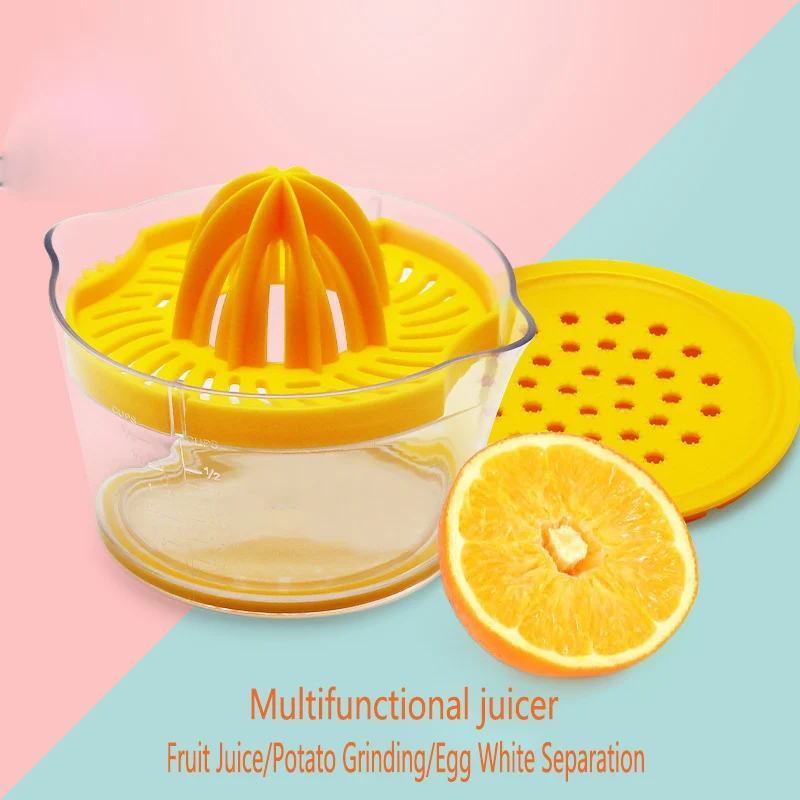 Многофункциональная соковыжималка портативная для цитрусовых апельсиновый