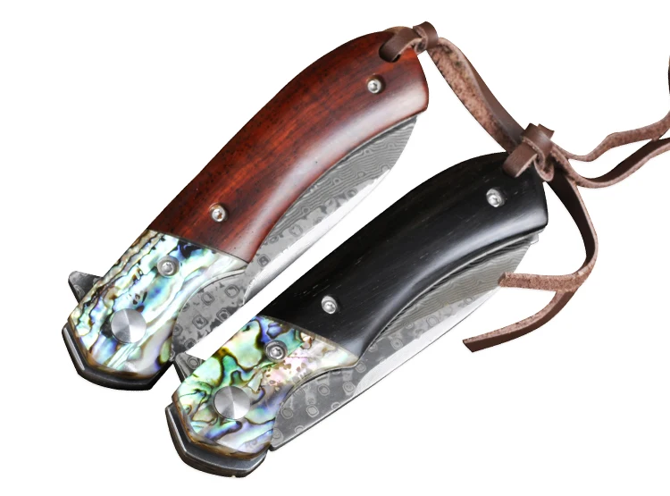 Дамасский нож Voltron походные охотничьи ножи из дамасской стали с деревянной