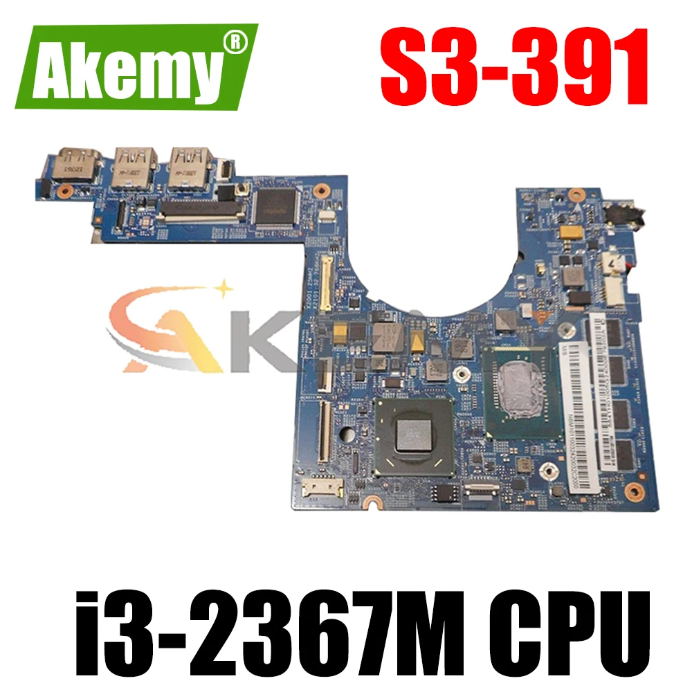 

AKEMY laptop motherboard For Acer Aspire S3-391 Main board i3-2367M CPU DDR3 NBM1011001 NB.M1011.001 48.4TH03.021