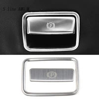 car styling the foot brake release switch frame trim covers sticker for mercedes benz cla c117 gla x156 a class w176 accessories