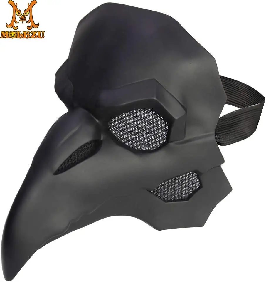 

Molezu realit Party Costume horror retro mask cross doctor beak mask horror Carnival Cosplay mask