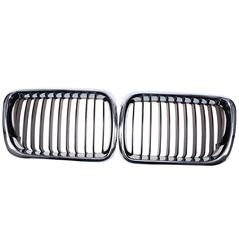 Полухромированная решетка радиатора POSSBAY для BMW 3 Series E36 316g/316i/318i/320i Compact 1996 2001 Facelift|