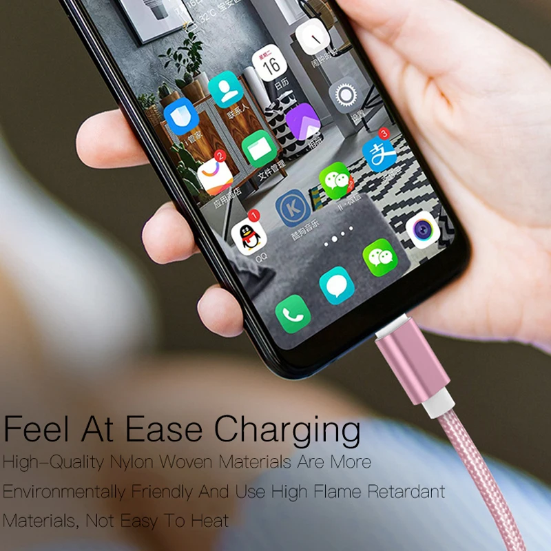 Кабель USB Type-C 0 25/1/2 м 3 А для Xiaomi Mi 9 8 Redmi Samsung S10 S9 шнур быстрой зарядки и передачи