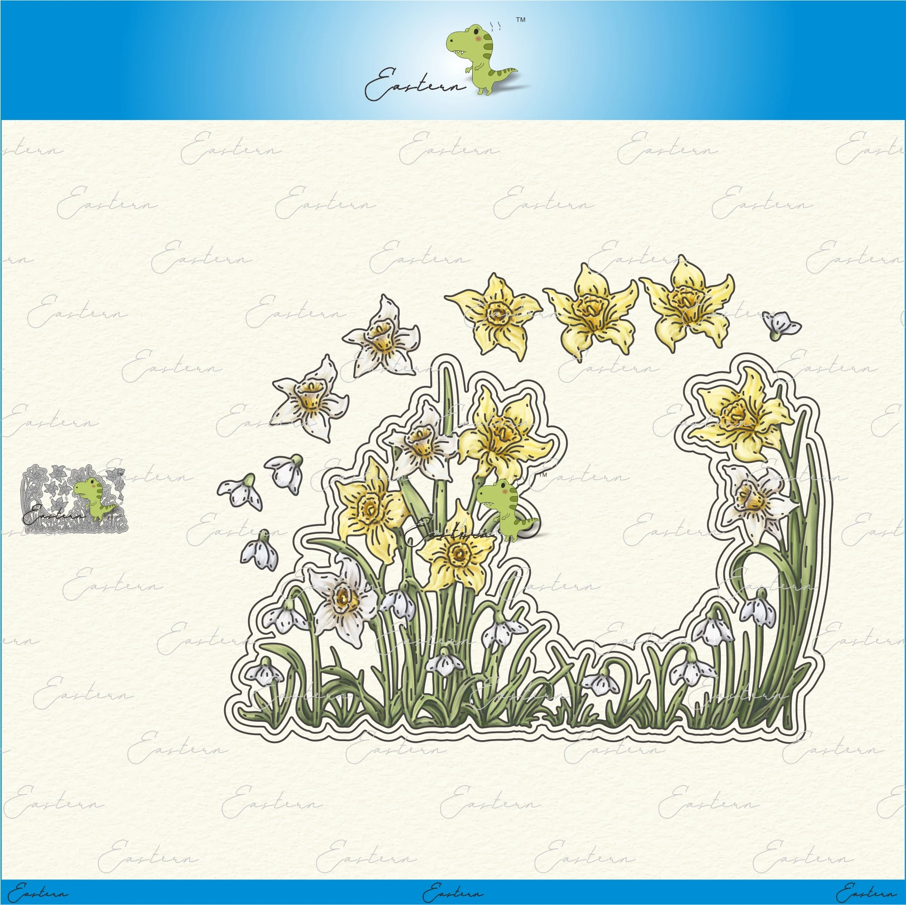 

Daffodil Daydream metal cutting dies 2021 new diy die molds Scrapbooking Paper Making die cuts crafts large die