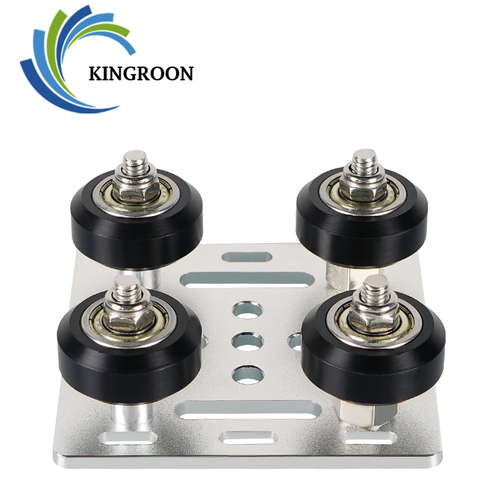 

KINGROON 1Set 2020/2040 V-slot Aluminum Profiles Wheels 3D Printer Parts Openbuilds V Gantry Plat Special Slide Plate Pulley