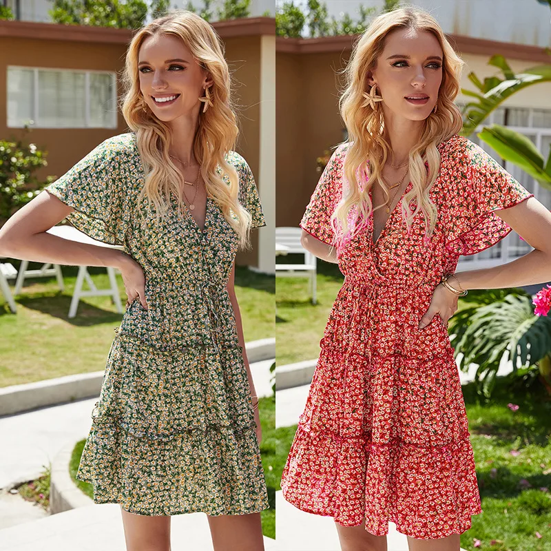 Женское шифоновое платье на завязках элегантное облегающее средней длины с