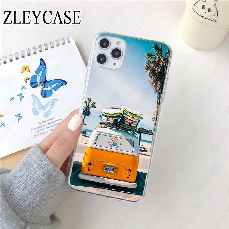 Прозрачный мягкий чехол для телефона iphone 11 pro max 5s SE 6s 7 8plus x xs xr xsmax самолета