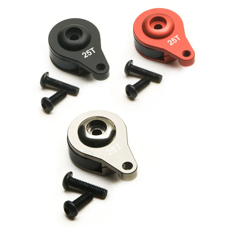 

Алюминиевый амортизатор 25T, серворычаг с одним отверстием для радиоуправляемого автомобиля 1:10 Axial SCX10 90046 D90, обновленные детали