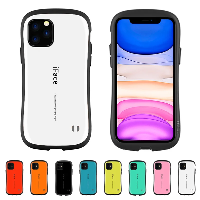 Противоударный цветной чехол iFace для iphone 11 pro жесткий с защитой от падения iPhone X XR XS