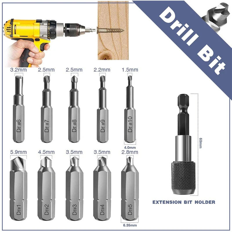 

26 Pcs Daed Stripped Screw Extractor Set for Broken Screw, Broken Bolt Extractor Screw Remover Set