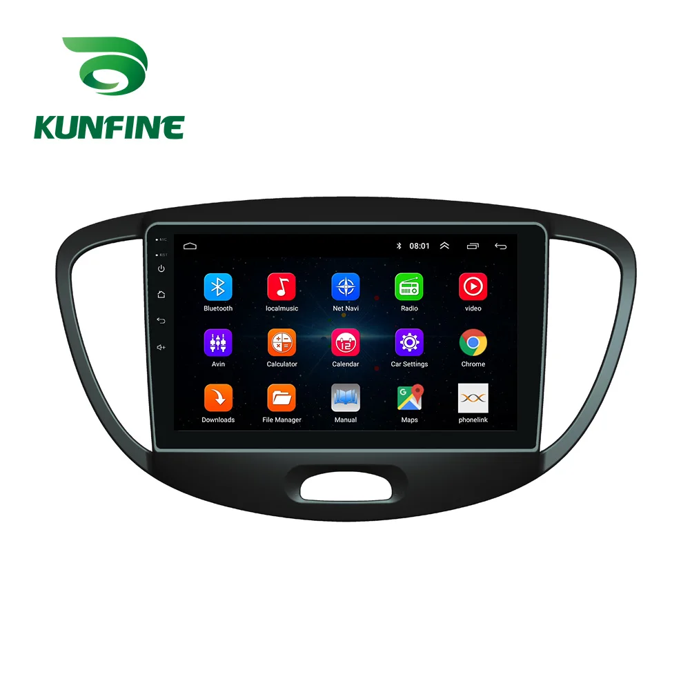 Восьмиядерный Android 8 1 автомобильный DVD GPS навигационный плеер Deckless стерео для HYUNDAI