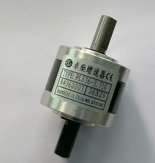 

1:14 1:19 Dual Axis Planetary Speed-up Gear Double Shaft Planet Gearbox PLS36 also Used as Speed Reducer