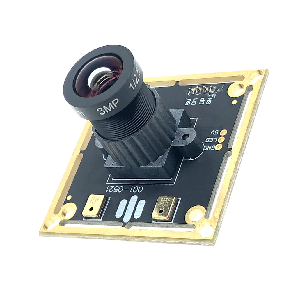 USB-камера с микрофоном и поддержкой Android linux 1080P 60 ° 2 МП | Безопасность защита