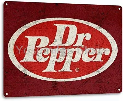 

Dr Pfeffer Soda Pop Shop Werbung Vintage Look Retro Wand Dekor Bar Metall Zinn Zeichen Plaque Zinn Poster Platte Wand kunst Mann