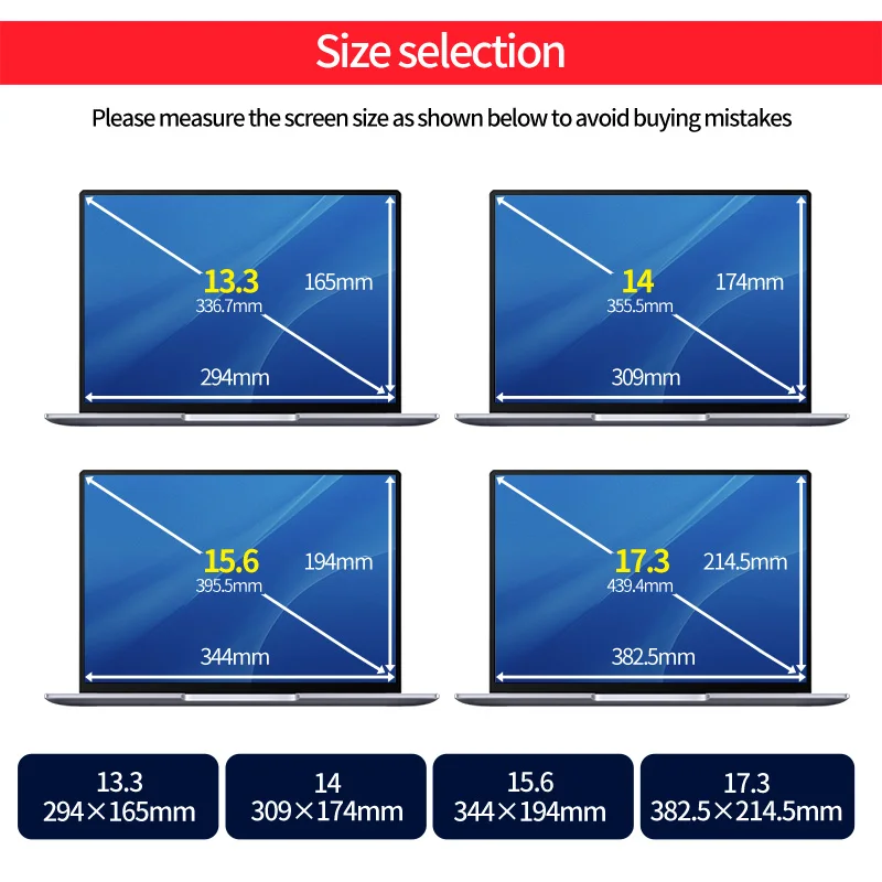 kpan universal hd tempered glass film laptop screen protector 13 14 15 16 17 inch 169 ratio for hp asus dell acer lenovo lg free global shipping