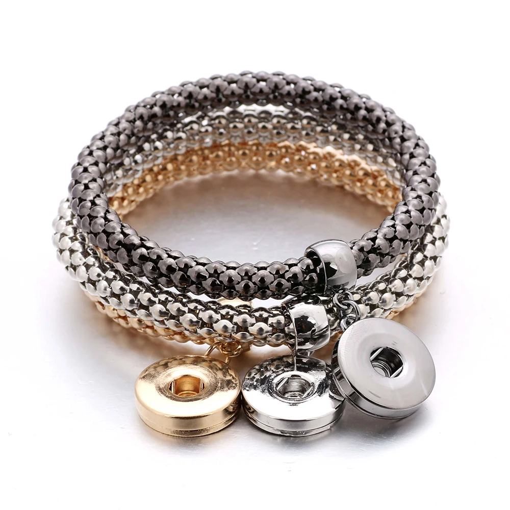 Браслет золотистый и серебристый для женщин