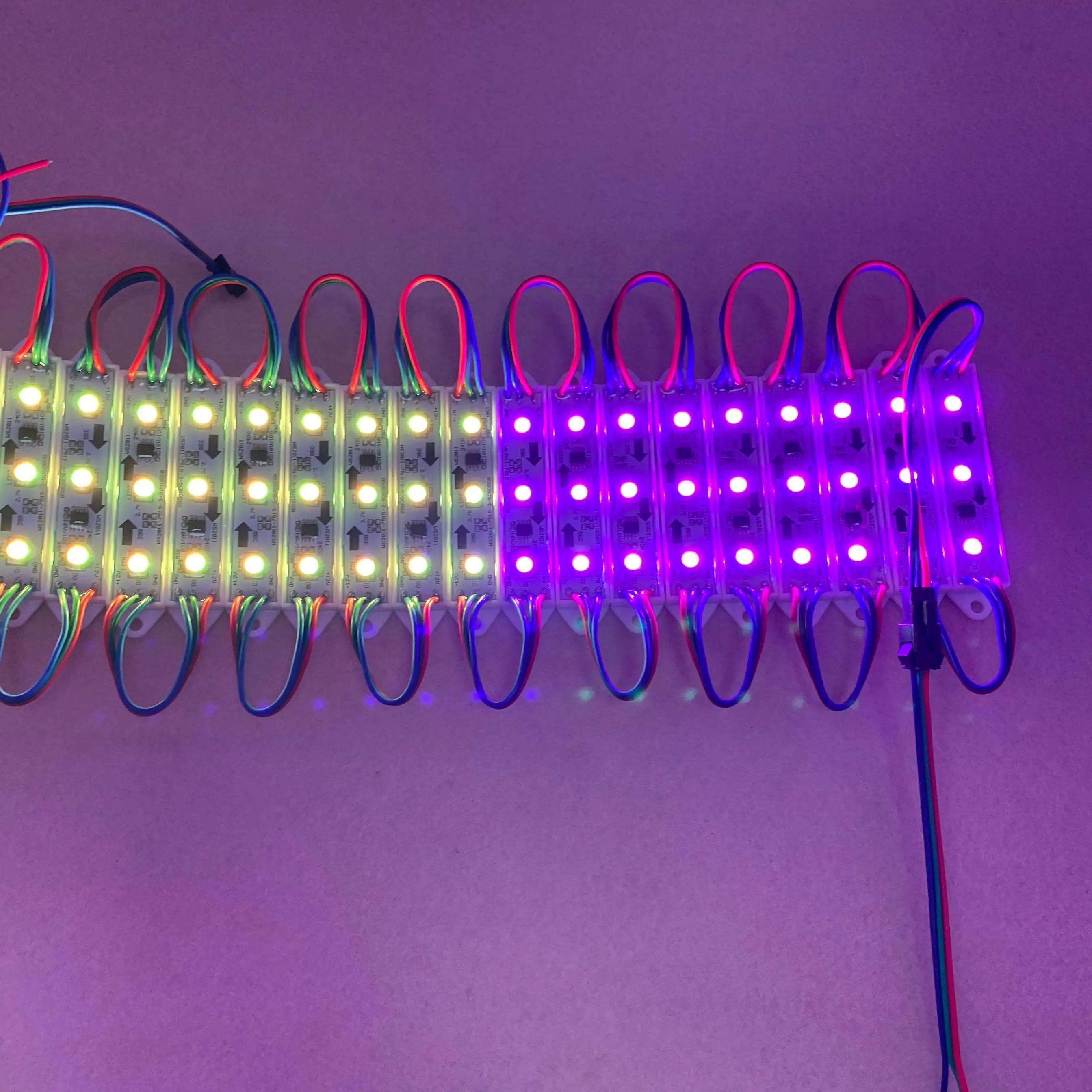 Акция! Полноцветный светодиодный модуль пикселей 20 шт. 12 в пост. Тока 0 72 Вт|module