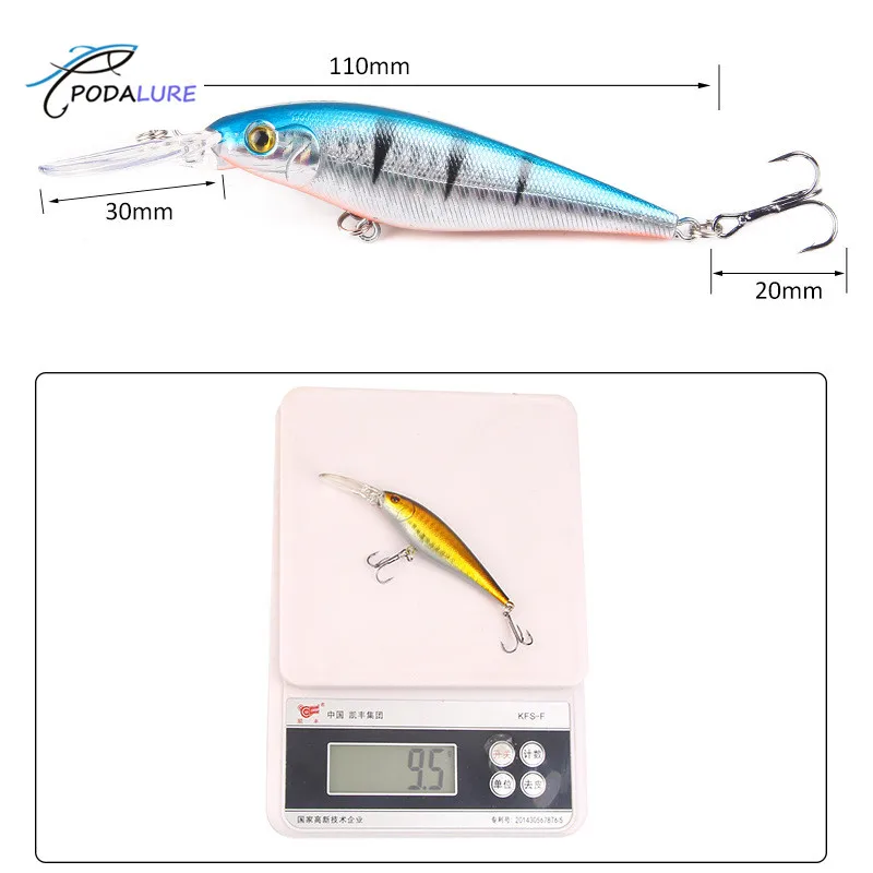 Искусственные рыболовные приманки Minnow для пресной воды в морской воде маленькие
