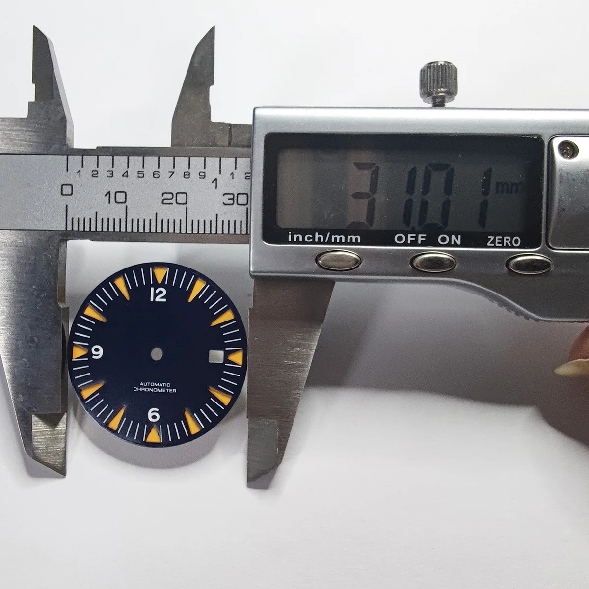 Детали для часов 31 мм стерильный циферблат светящийся подходящий ETA 2836 2824 Mingzhu DG