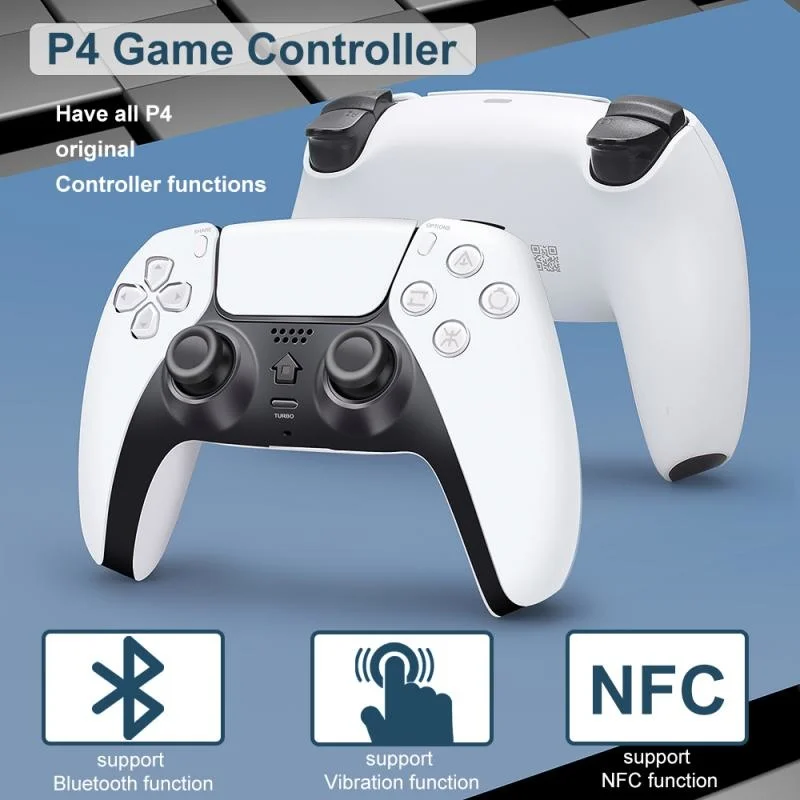 Manette de jeu sans fil 6 axes pour PS4, aspect PS5, contrôleur, PlayStation4, Double Vibration,