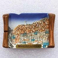 qiqipp landscape magnet refrigerator magnet for tourist souvenirs in the historical town of malula syria
