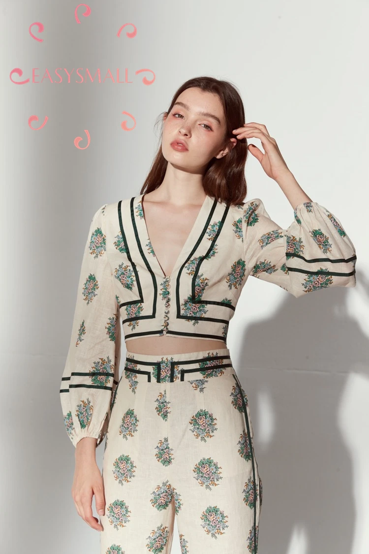 EASYSMALL Zimmer Women blouses dress Fashion Summer high-end party evening High Waist short Sleeve Vestidos jumpsuit trousers |