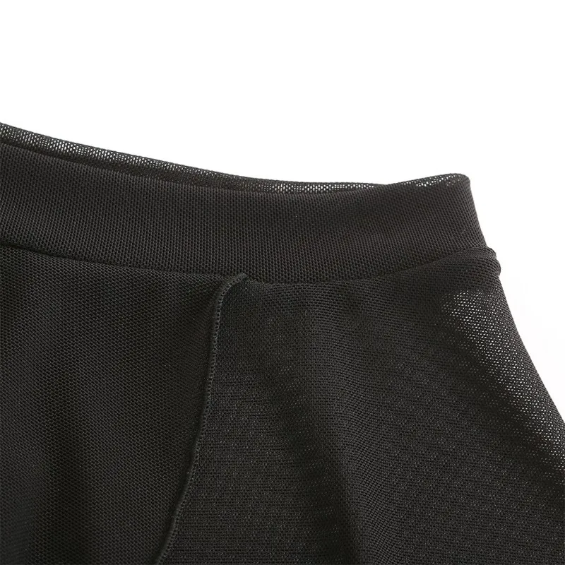 Сетчатая танцевальная юбка для девочек Комфортная хлопковая дышащая детская из