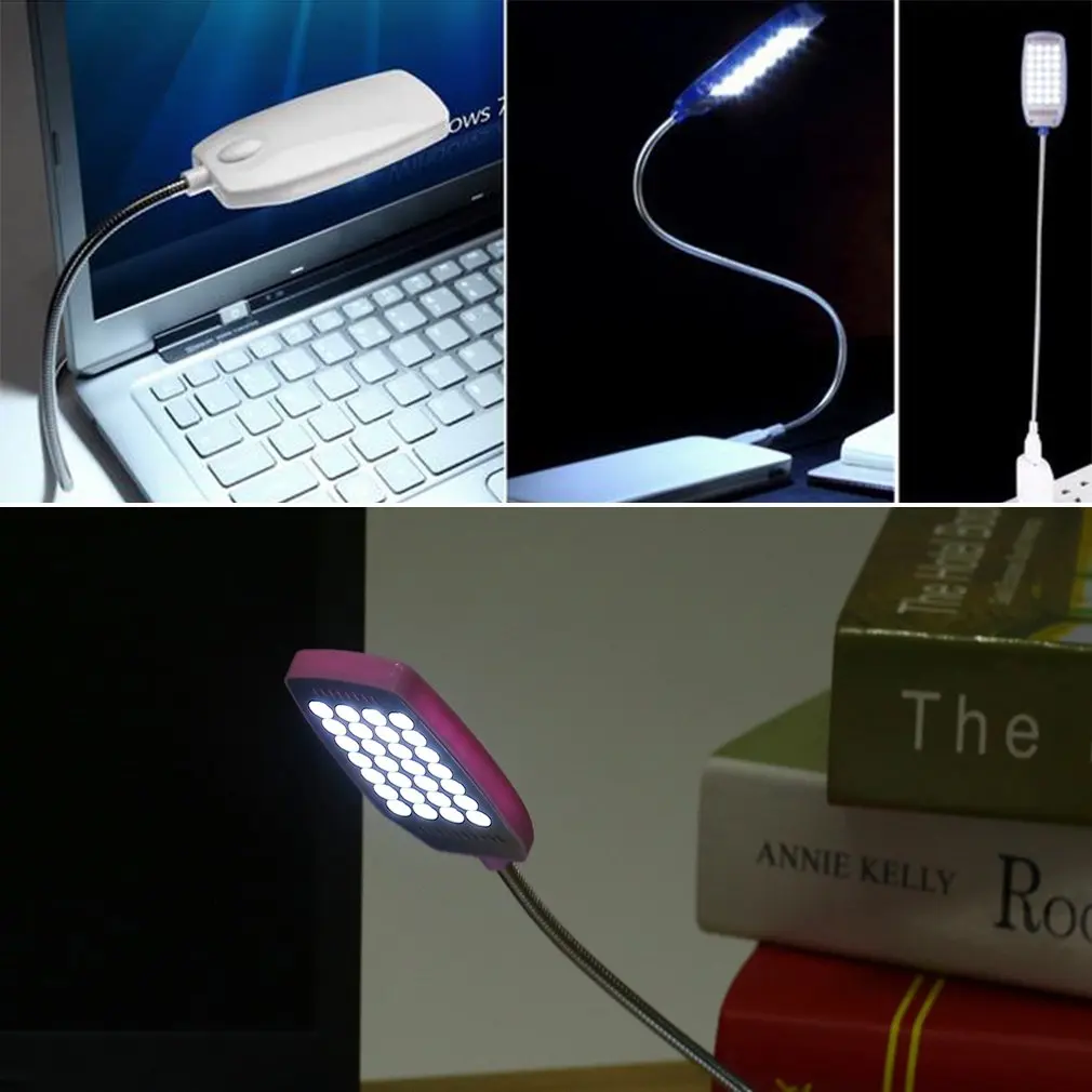 1 шт. яркий 28 светодиодный USB мини светильник Гибкая компьютерная лампа для
