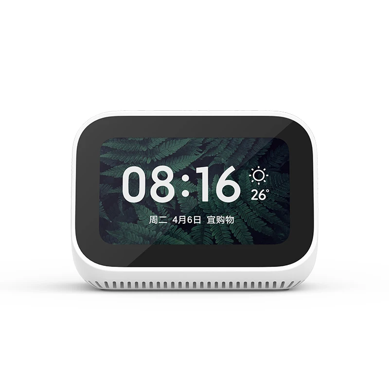 Xiaomi MiJIA динамик AI сенсорный экран bluetooth 5,0 динамик цифровой дисплей Будильник WiFi смарт-подключение